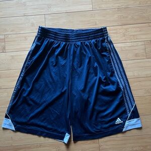 Adidas Men's Dark Blue Athletic Shorts